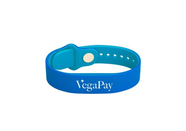 Silicone bracelet Comet Double-Blue